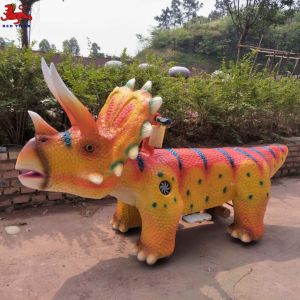 220V Animatronic Dinosaur Ride Children Age Speed Adjustable