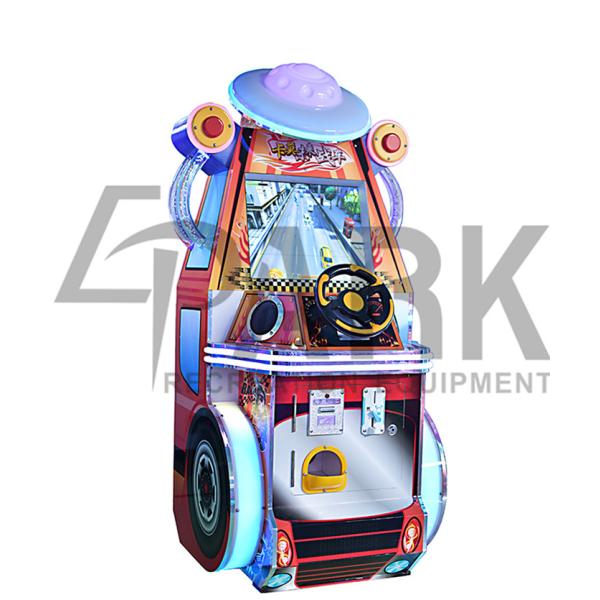 Kids Deformation Race Car Arcade Machine Coin Operated Hardware Material