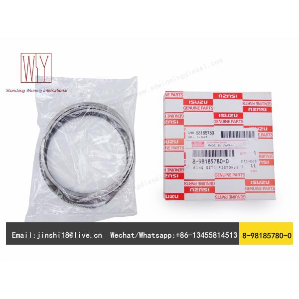 ISUZU GENUINE NKR NPR NQR NHR NMS 8981857800 8-98185780-0 RING SET PISTON STANDARD