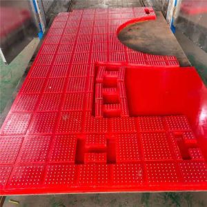 Red 30mm 25mm ZP375 Anti Slip Mats Aging Resistance