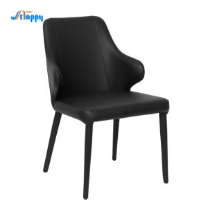 High Back Real Leather Modern Dining Room Chairs Heat Resistant Dc-7525