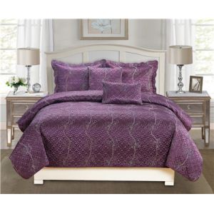 Embroidery Quilts Luxury Sequins Embroidery Quilt /Pillow/Cushion Microfiber