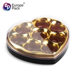 New style wedding packing gift plastic chocolate hearts box