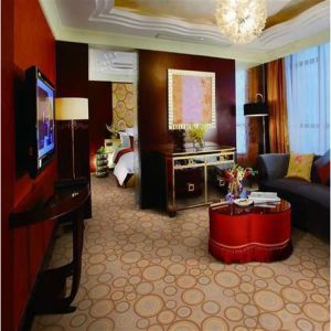 China Flat Wave Modern Home Carpet / Luxury Wall To Wall Carpet Antistatic Function on sale