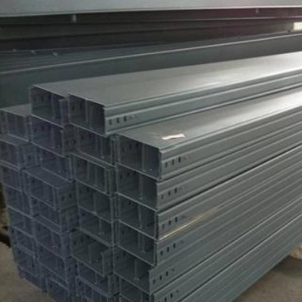 Buy Long Span Exterior Cable Tray Steel Customized Width Rectangular at wholesale prices