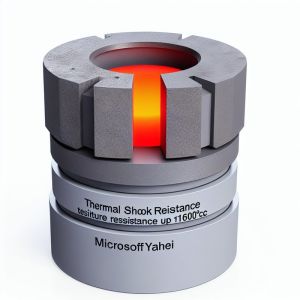 Smooth Surface SiC Graphite Crucible for Zinc Melting Up To 1600C Temperature