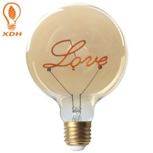 Dimmable 3000k Edison Bulb LED G125 E27 Filament Globe