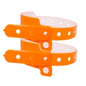 Customized Irregular Shape PVC Wristbands for Events
