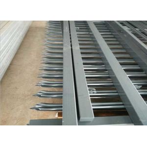W Pale Section Powder Coating Palisade Fence