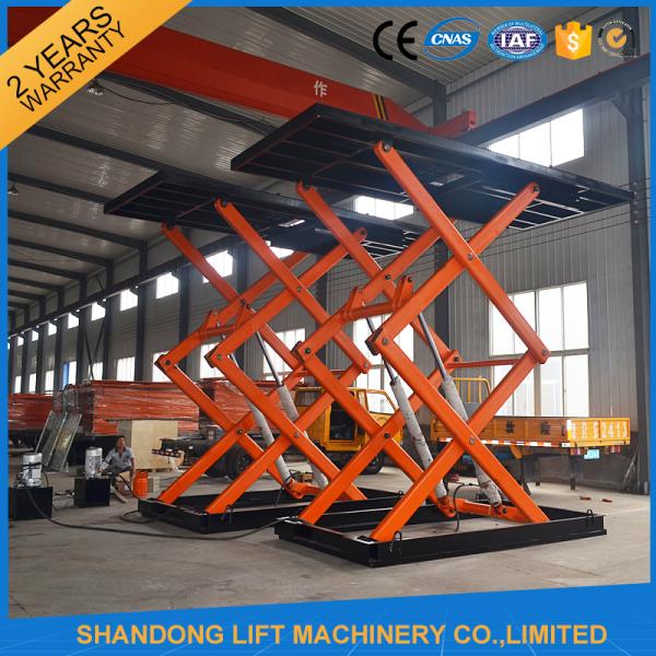 Customized Automotive Scissor Lift Villa Basement Lift For Parking