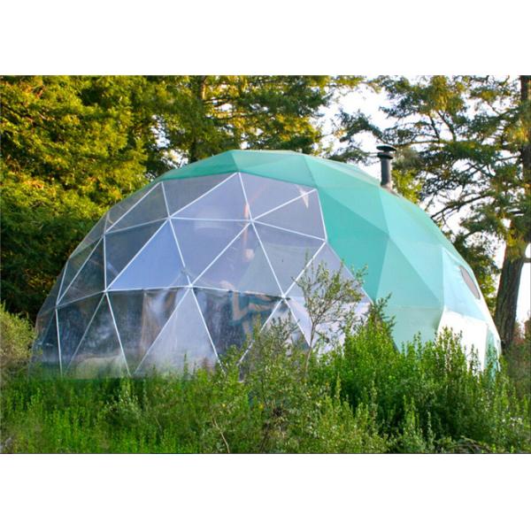 Big Steel Frame Geodesic Dome Tent Sleeping Half Sphere Tent