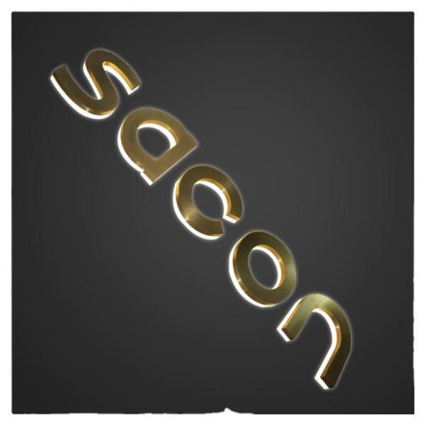 Commercial Logo Led Advertising Letters Signage 3d Letters Lighting Light