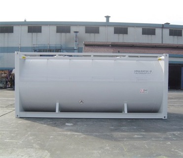 SPA-H Frame Material 20ft Bulk Cement ISO Trailer Transport Tank Container Q345B Steel Stainless Steel Pressure Vessel