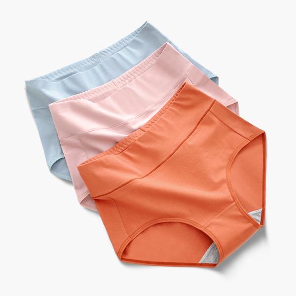 Solid Women Cotton Panties , Lingery cotton seamless hipster panties