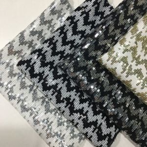 Embroidery Pink Sequin Tablecloth Professional Elegant Hometextile Stripe