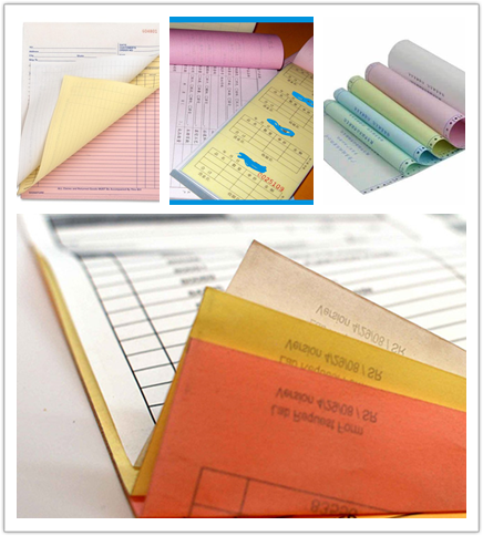 Blue Red Yellow No Carbon Required Paper For Printing 48g 52g 55g 80g