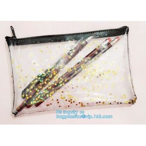 Zipper Sliders Zip Lock Vinyl PVC Bags for Cosmetics Medicine Many Uses,