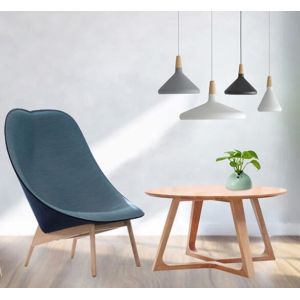 New design colors fabric Leisure high back chaise Lounge chair Uchiwa reception