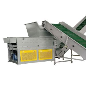 High Efficiency Single Shaft Shredding Machine Municipal Solid Waste Recycling