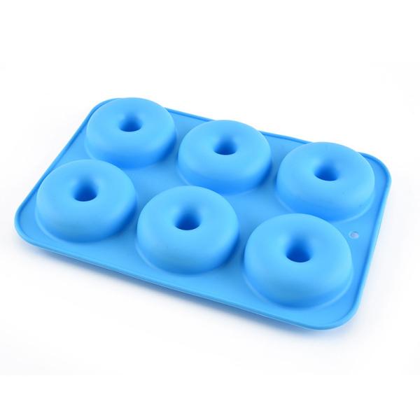 Buy Versatile Heat Resistant 6 Cavity Silicone Doughnut Mold at wholesale prices