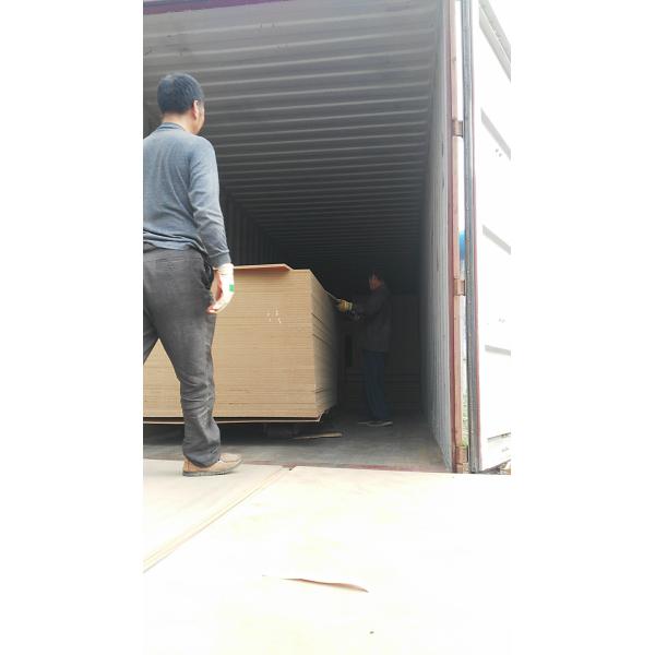 E1 E2 Melamine Paper Faced Laminated Block Board For Packaging Flooring 18mm