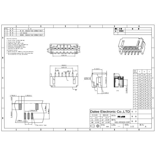 Wafer Electrical Cable Connectors , Electrical Wire Connectors Light Weight