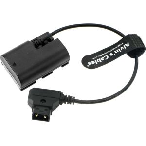 Alvin'S Cables E6 Dummy Battery To D Tap Power Cable For Canon R5C Camera 30CM