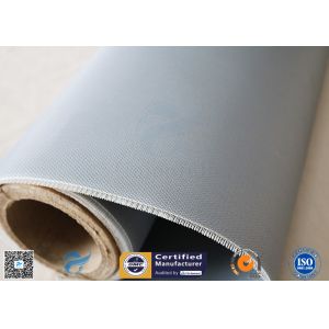 Chemical Resistant Alkali Free Satin Weave 590g Silicone Coated Fiberglass Fabric