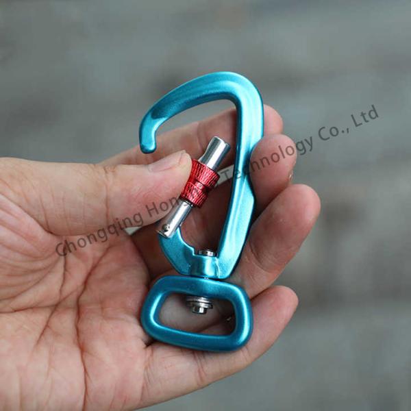 Aluminium Rotating Mountaineering Buckle The Perfect Gear for Hiking and Camping