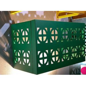 China Special Shape Custom Cut Aluminum Sheet Cladding Decoration Air Conditional Box on sale