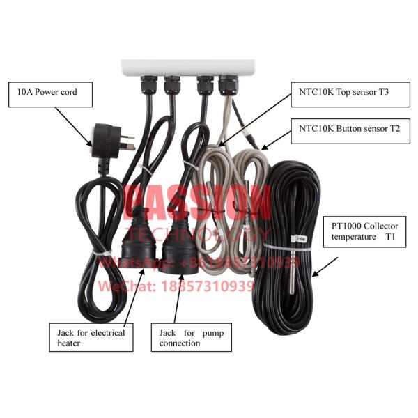 SR1535 Controller For Solar Water Heaters IP43 Waterproof Control System