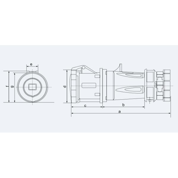 MALE/FEMALE Gender Industrial Plug Waterproof Couplers for Outdoor Electronics Accessories