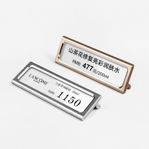 Mini Retail Price Display Tags Removable Number Letter Pricing Label Stand