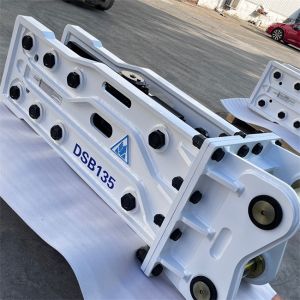 Small 4.8-8.0 Ton Hydraulic Rock Breaker Hammer 68mm For Mini Excavator