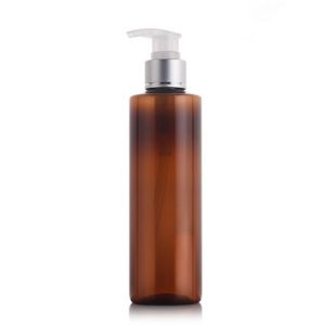 SGS 4oz 200ml Amber Refillable PET Plastic Cosmetic Spray Bottles