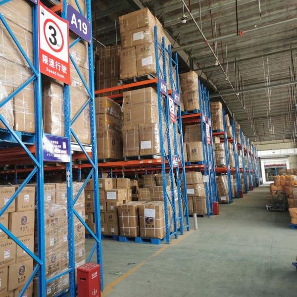 Heavy Duty Steel Pallet Racking Warehouse Shelving Racks Customized Colors Rust