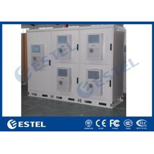 Quality 5 Compartments Floor Mount IP55 Outdoor Rack Mount Enclosure for sale