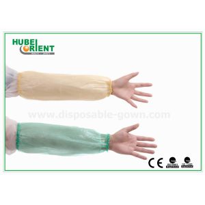 Oil-Proof Disposable Plastic Arm Sleeves Flexible With Polyethene Material