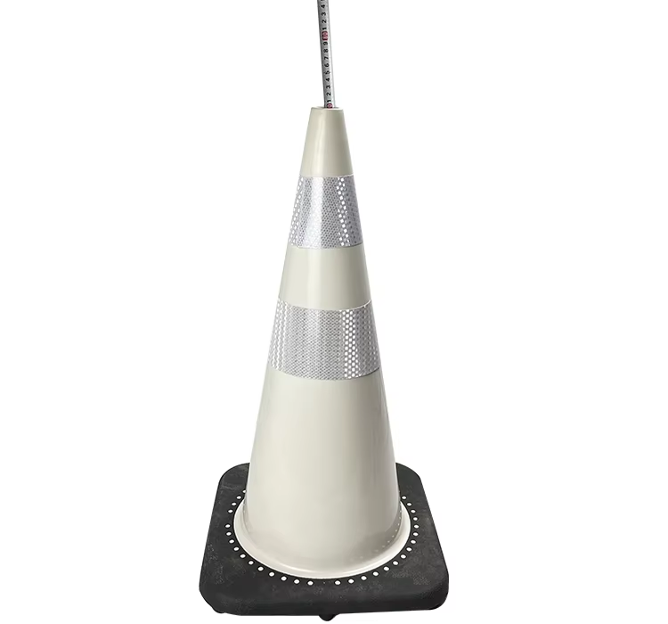 PE Traffic Cone Rubber Base Korean Style Windproof 2kg