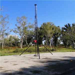 Self Support Hand Winch Aluminum Telescopic Antenna Tower
