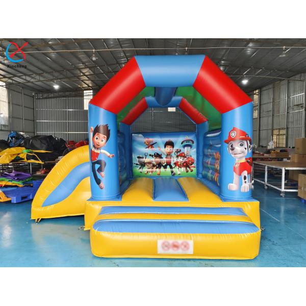Buy Customized Inflatable Paw Patrol Jumping Bouncy Castle With Slide Combo For Kids at wholesale prices
