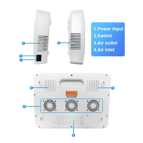 TXtelsig Remote Control 10 Channel Examination Phone Wifi Signal Jammer For School Business Office Secret Protection