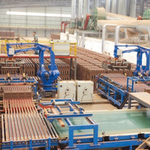 Robot Setting System Automatic Brick Making Machine 0.8Mpa Pressure