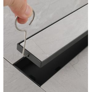 Quality Electroplated Linear Square Floor Drain with Anti-Odor and Waterproof Technology for sale