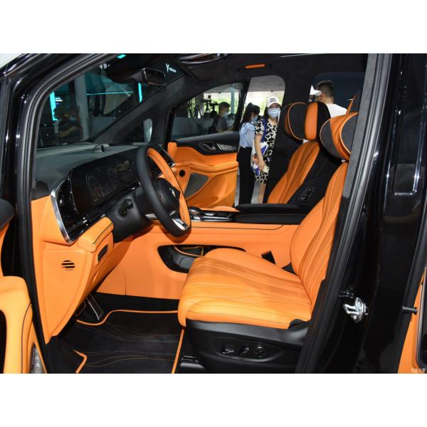 Luxury 5 Doors 7 Seats MPV Hybrid Electric Vehicle with Electromagnetic Braking System