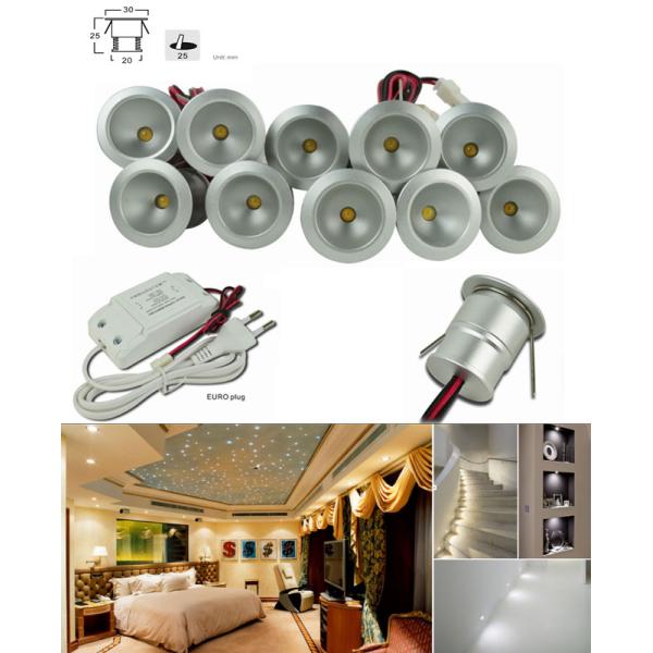 Mini Dimmable Spot DownLights led For Bathroom/Washroom Lighting 1W*9pcs/set