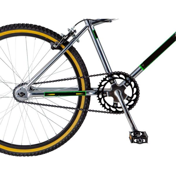 20*25" Top Tube Length BMX Bike with Durable Hi-Ten Steel Frame and NO Foldable Design