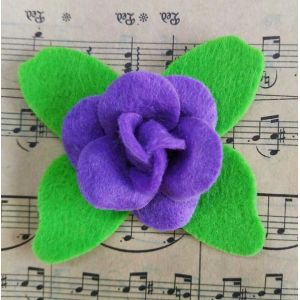 Hat Decoration Folded Fabric Flowers Fabric Flowers Fancy For Headbands