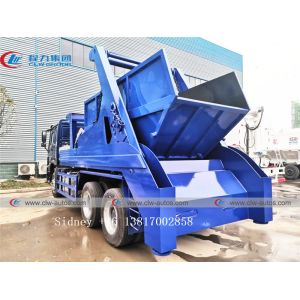 12cbm Sinotruk HOWO 6X4 Swing Arm Garbage Truck
