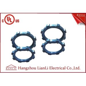 Quality Zinc EMT Conduit Fittings Steel Locknuts Thread One Round or Two Round 2-1/2&quot; for sale